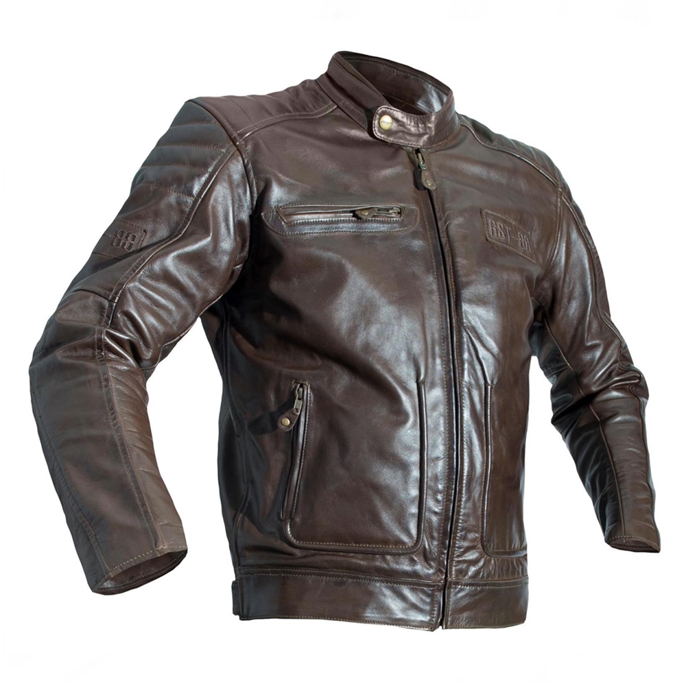 RST Roadster II Leather Jacket – Tobacco Brown – M&S Motorcycles Shop
